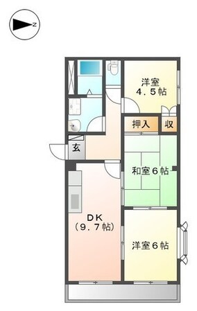 網干駅 徒歩10分 1階の物件間取画像